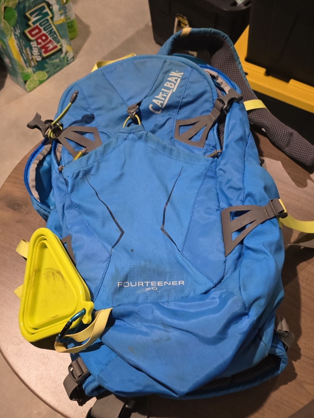 CamelBak Fourteener 20 Backpack in Bright Blue with Yellow Accents